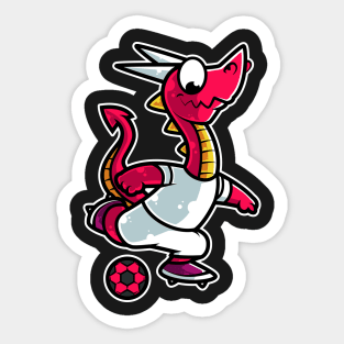 Dragon Football Game Day Funny Team Sports Soccer product Sticker